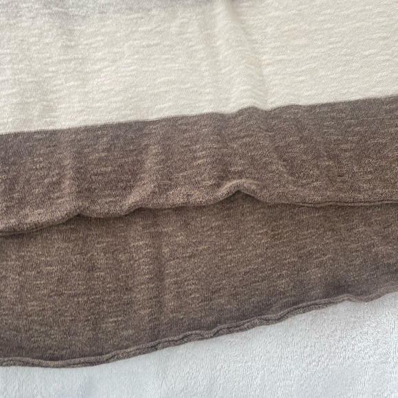 Free People, brown and cream, long sleeve tunic - Picture 10 of 11